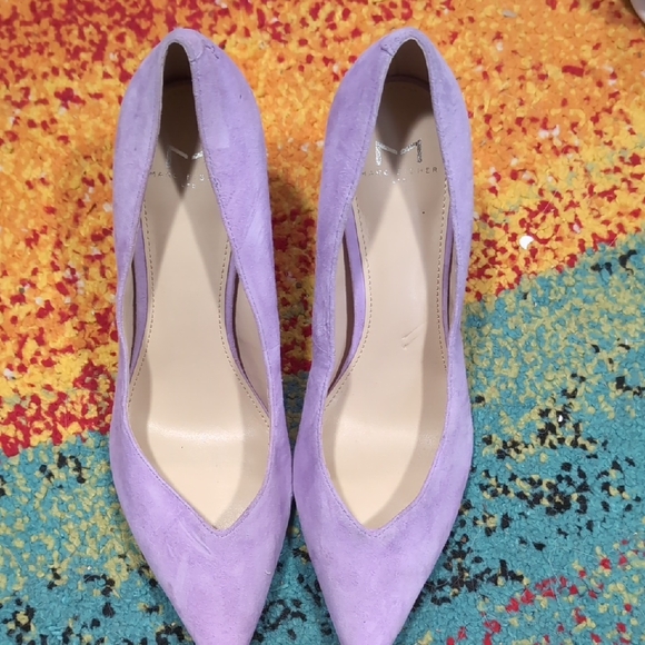 Marc Fisher Shoes - Marc Fisher Purple Suede Heels